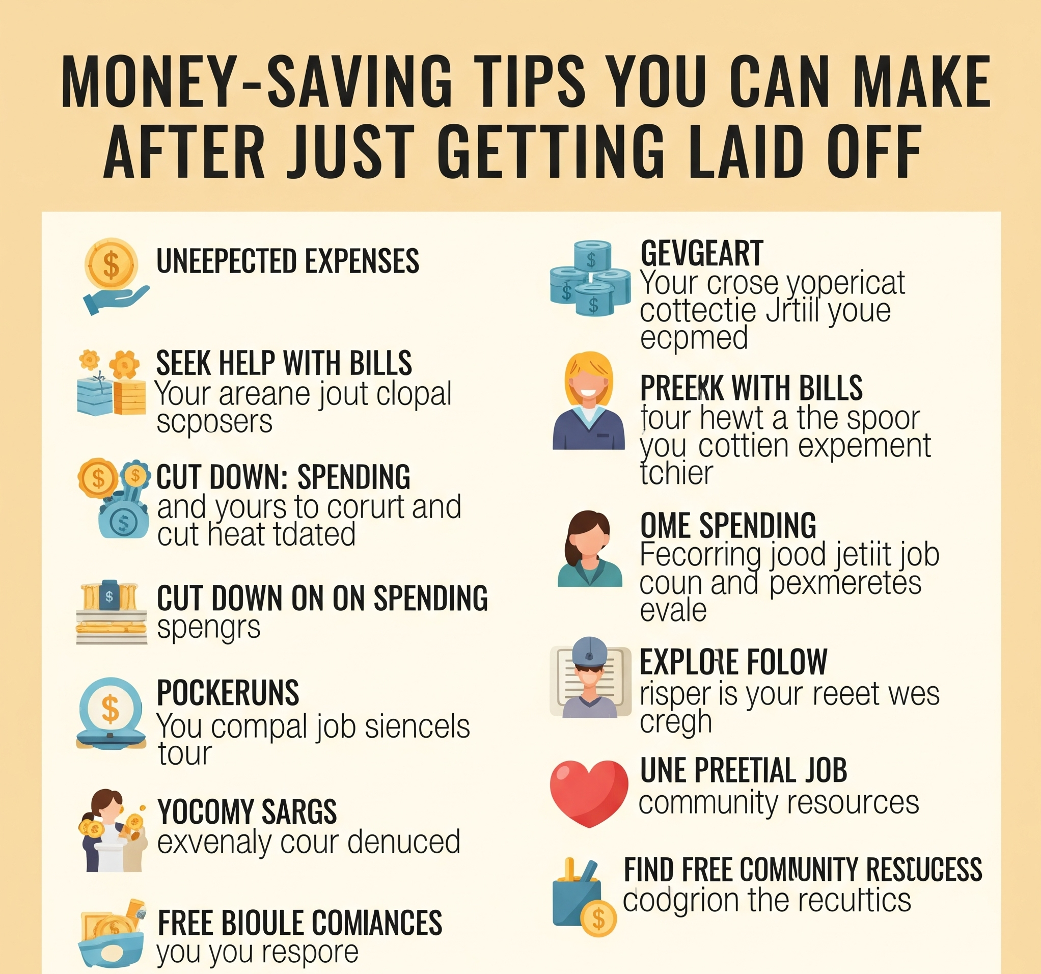 Money-Saving Tips You Can Make After Just Getting Laid Off