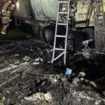 Semi-truck fire on I-75 blocks lanes in Alachua County