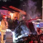Driver killed after slamming into tree in early morning crash in Encino