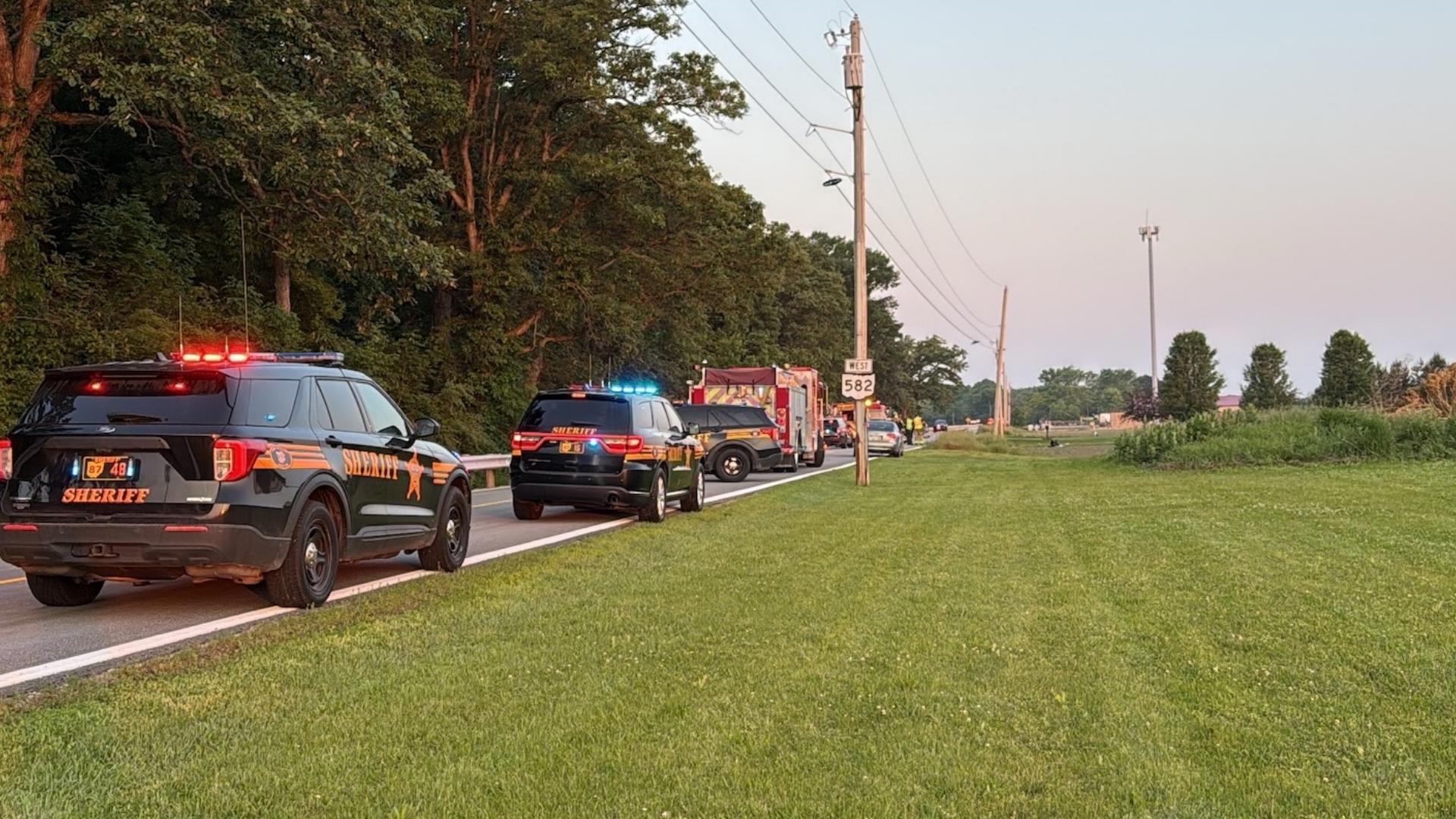 Motorcyclist dies in Wood County after hitting deer, being struck by another vehicle