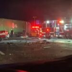 Fatal crash involving tractor-trailer reported near Palisades Mall